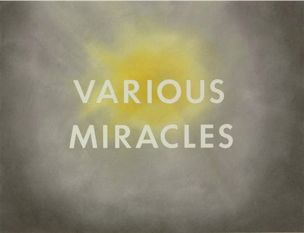 Ed Ruscha, Various Miracles, 1975