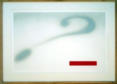 Ed Ruscha Red Question