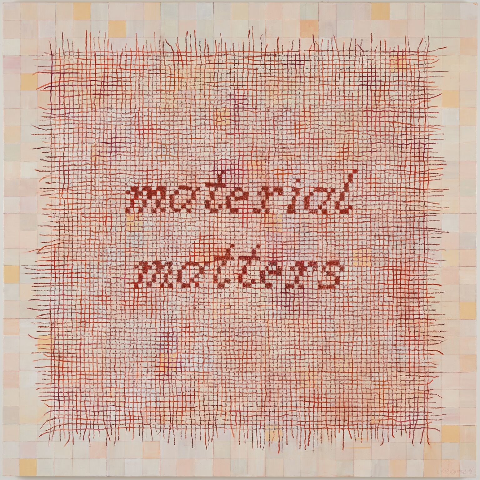 Clare Kirkconnell Material Matters, 2018