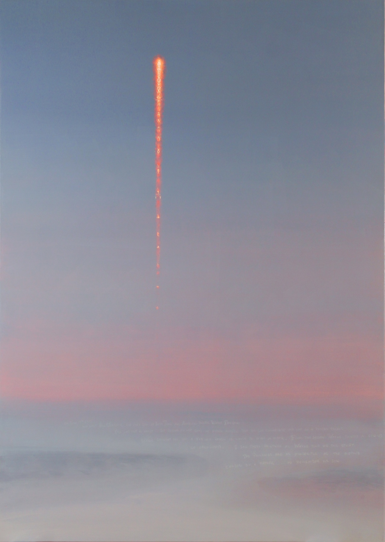 Stephen Hannock, Paul&#039;s Rocket at First Light (Mass MoCA #152), 2011&nbsp;&nbsp;&nbsp;&nbsp;