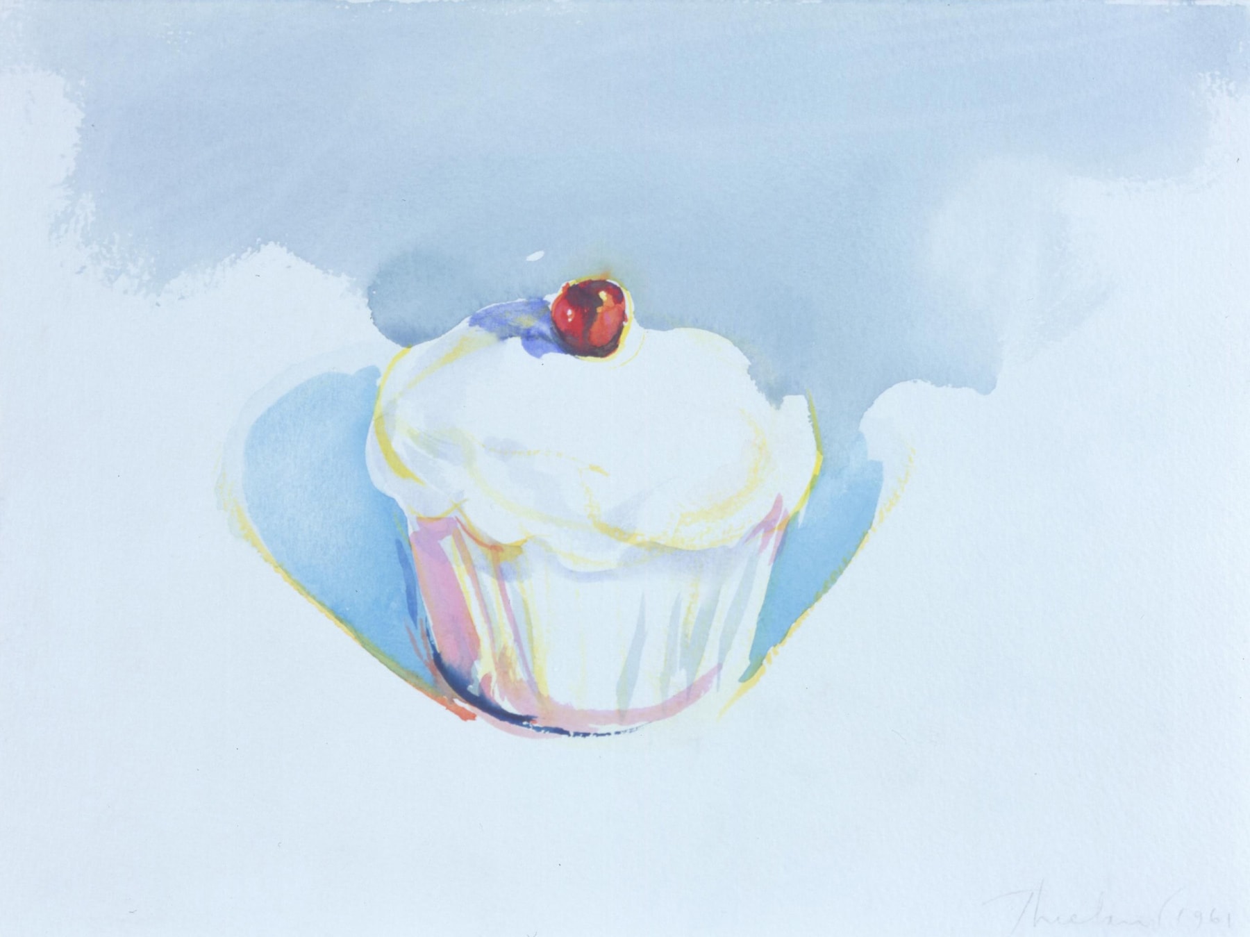 Wayne Thiebaud, Cupcake, 1961