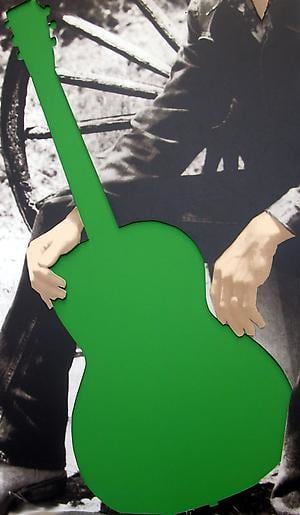 John Baldessari Person with Guitar (Green)