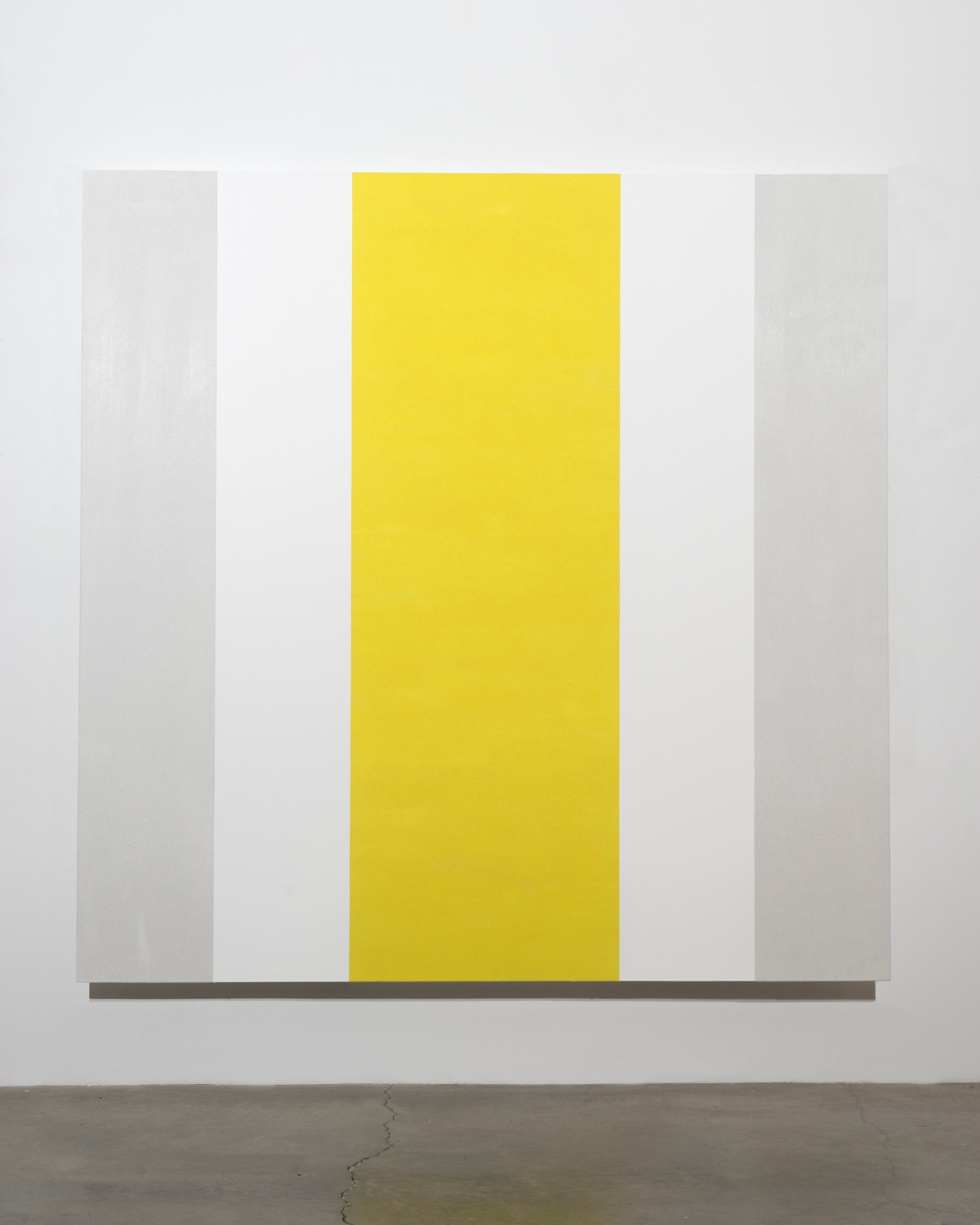 Mary Corse&nbsp;, Untitled (White, White, Yellow, Beveled), 2015&nbsp;