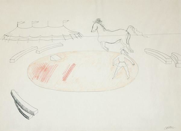 Alexander Calder Untitled (Circus, Horses and Trainer)