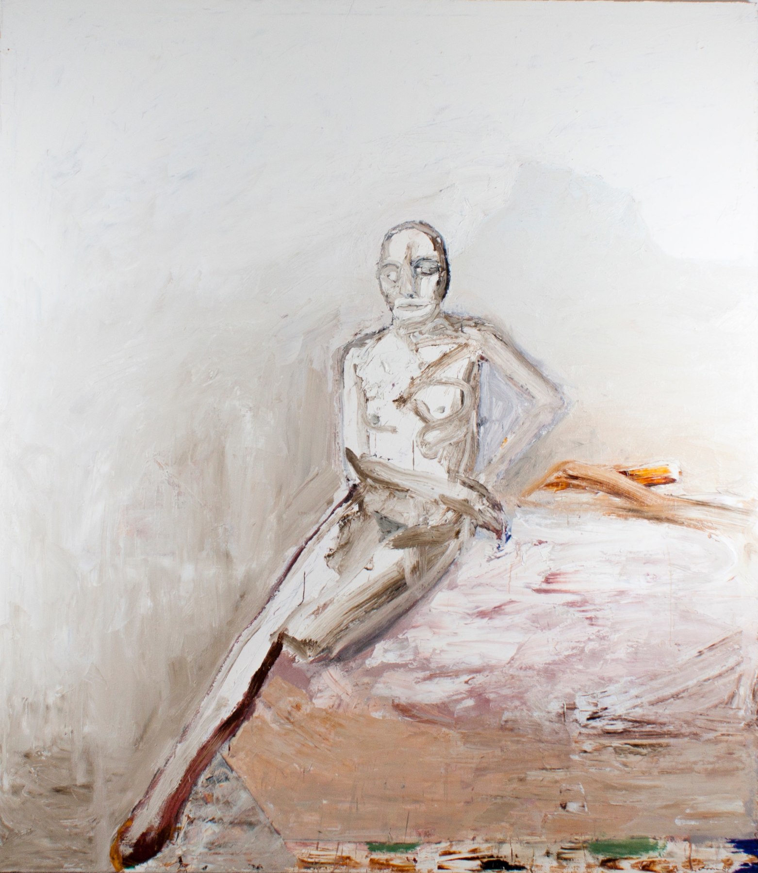 Nathan&nbsp;Oliveira Untitled Seated Figure III, 1989