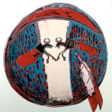 Andy Warhol Cowboys and Indians: Plains Indian Shield ,1986