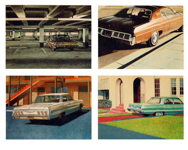 Robert Bechtle Four Chevies, 1973