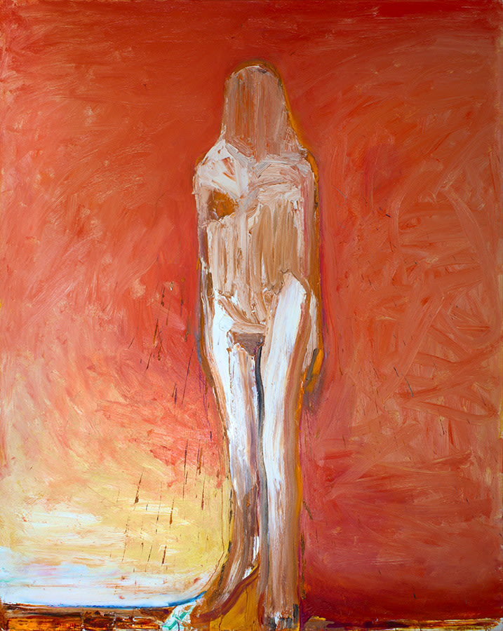 Nathan Oliveira Untitled, Standing Figure #1, 1990