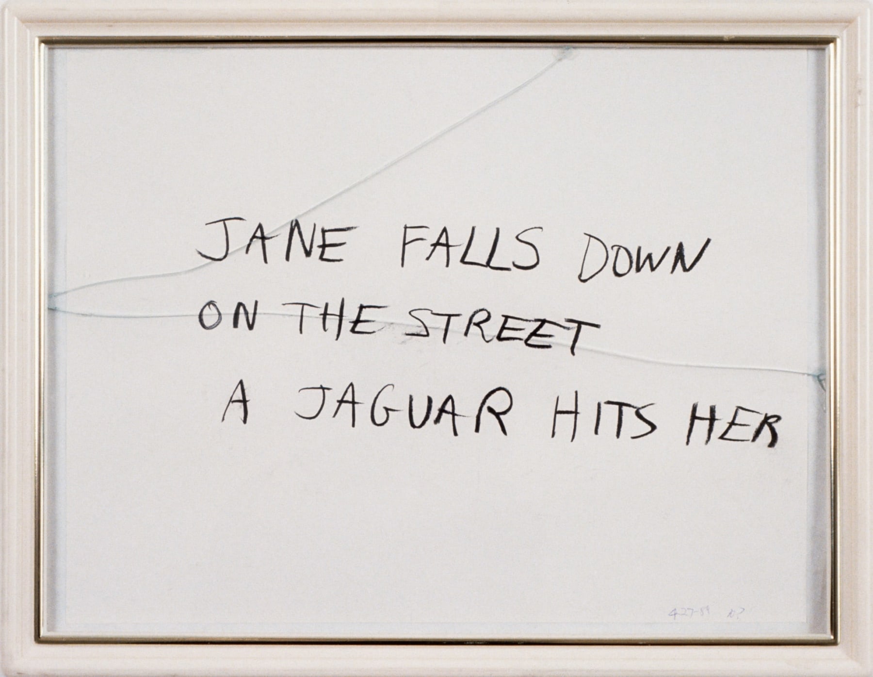 Karen Kilimnik, Jane Creep (Jaguar), 1989-1990