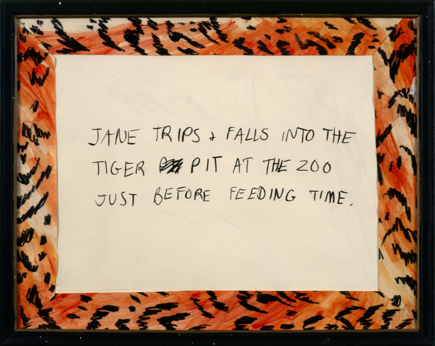 Karen Kilimnik, Jane Creep (Tiger Pit), 1991