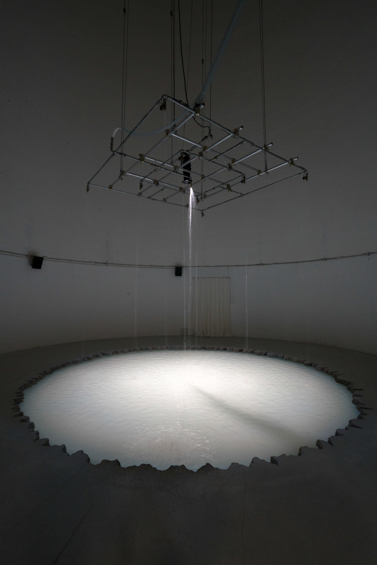Installation view: Doug Aitken, Sonic Fountain II, 2013/2015, 14th Biennale De Lyon, 2017