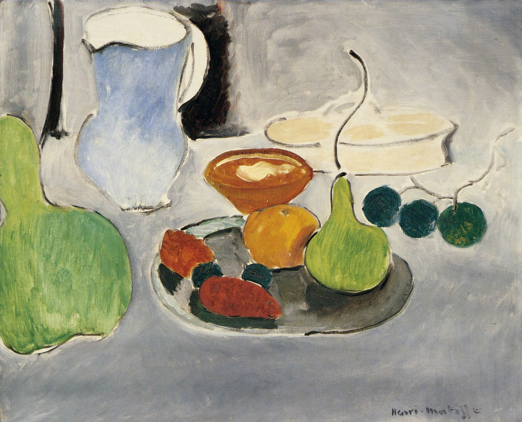 Henri Matisse, Still Life with Gourds and Blue Pitcher, 1916