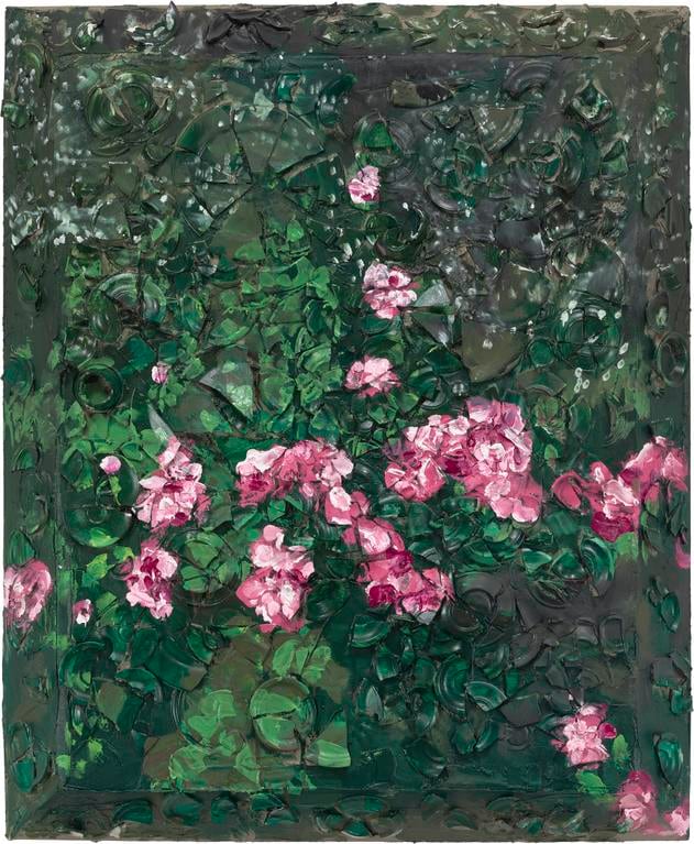Julian Schnabel, Rose Painting (Near Van Gogh&rsquo;s Grave) VI