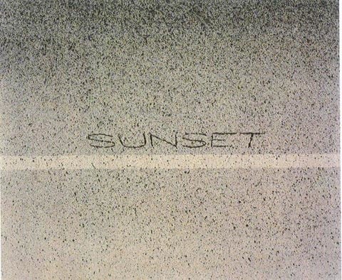 ED RUSCHA Above Sunset, 1999