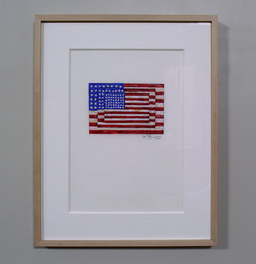 Jasper Johns Three Flags, 2000