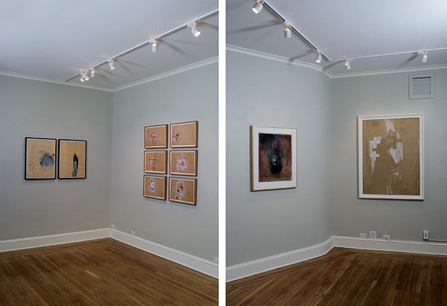 Installation view of&nbsp;Jim Dine: Car Crash&nbsp;at Craig F. Starr Gallery
