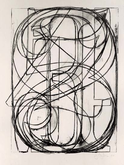 Jasper Johns, 0 through 9, 1960.
