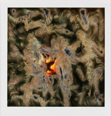 Lucas Samaras (b. 1936)Photo-Transformation, 10/21/73&nbsp;Instant dye diffusion transfer print (Polaroid SX-70, manipulated)3 1/8 x 3 1/18 inches, image4 1/4 x 3 1/2 inches, overall