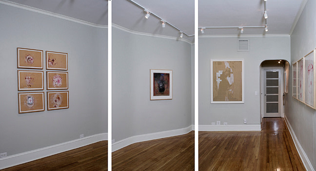 Installation view of&nbsp;Jim Dine: Car Crash&nbsp;at Craig F. Starr Gallery