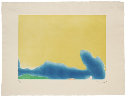 Helen Frankenthaler, Yellow Span, 1968.