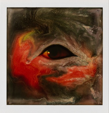 Lucas Samaras (b. 1936)Photo-Transformation, 11/6/73&nbsp;Instant dye diffusion transfer print (Polaroid SX-70, manipulated)3 1/8 x 3 1/18 inches, image4 1/4 x 3 1/2 inches, overall