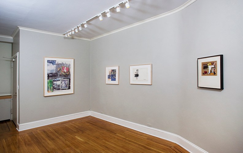 Installation view of&nbsp;To Ileana, From Bob: Rauschenberg Drawings from the Sonnabend Collection&nbsp;at Craig F. Starr Gallery