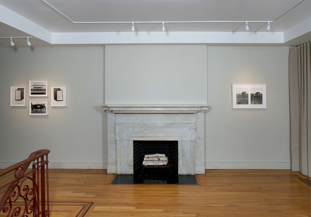 Installation view of Eureka: William Wegman Photographs 1970-1975 at Craig F. Starr Gallery