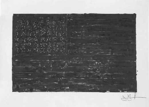 Jasper Johns,&nbsp;Flag, 1972/94.&nbsp;