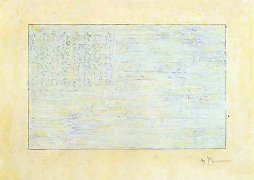 Jasper Johns, Flag, 1972/94.&nbsp;