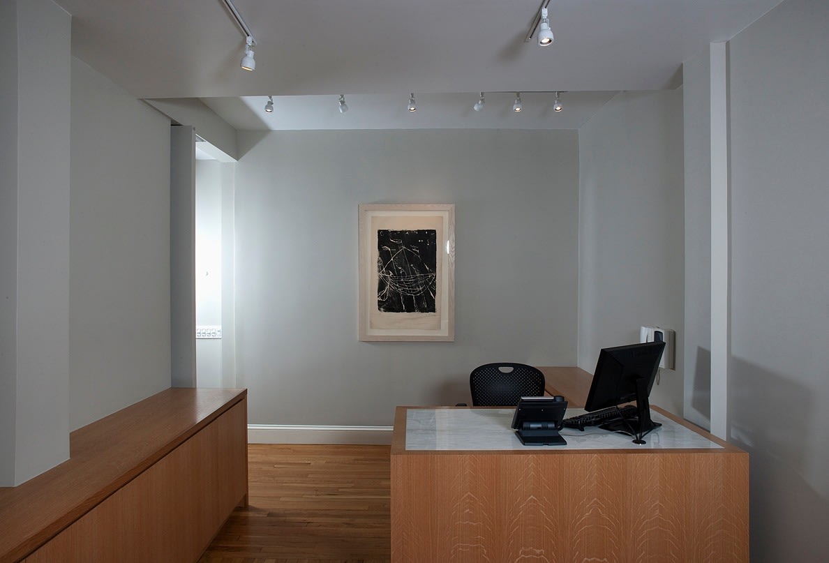 Installation view of Cy Twombly Prints at Craig F. Starr Gallery