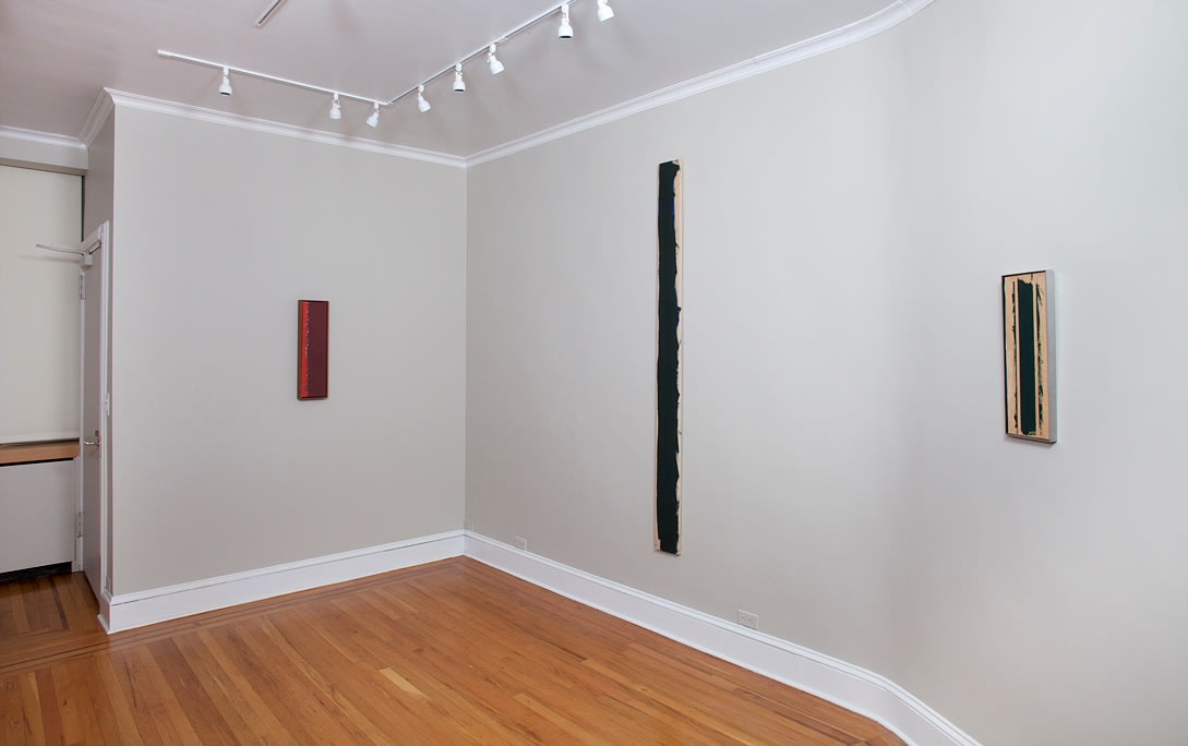 Installation view of Barnett Newman Paintings at Craig F. Starr Gallery