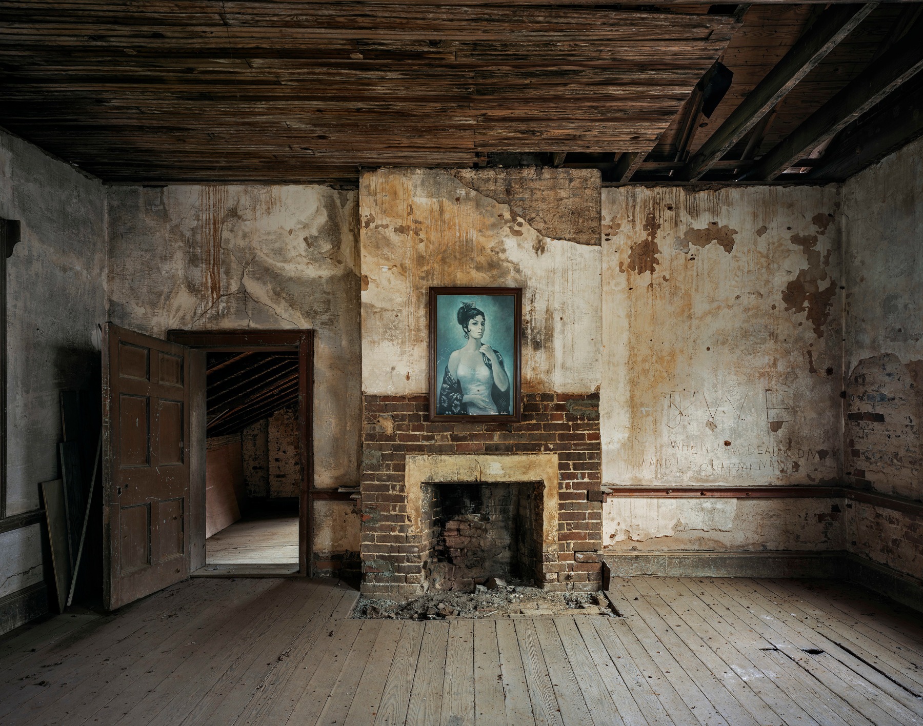 Andrew Moore,&nbsp;Carmen, Saunders Hall, Lawrence County, Alabama,&nbsp;2015. Archival pigment print, 50 x 60 inches.&nbsp;