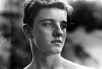 Teenage Boy, 1986, 14 x 11 inches, gelatin silver print