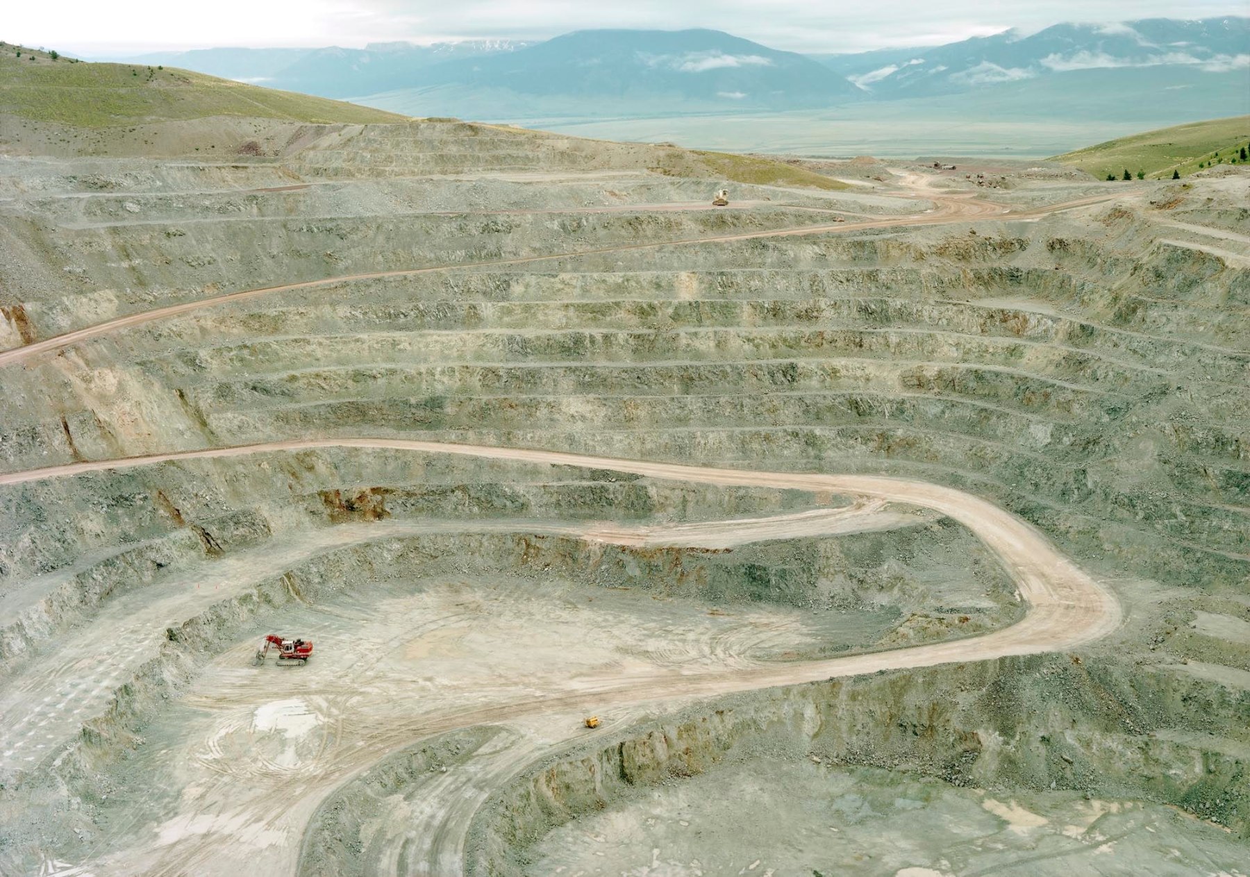 Untitled (Talc mine with truck), Cameron, Montana, 2009, 39 x 55 or 55 x 77 inch chromogenic print