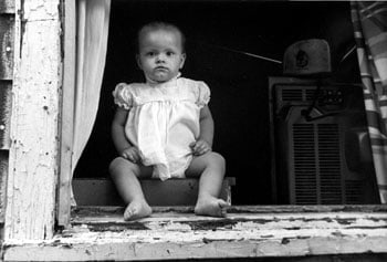 Baby in Window, 1986, 14 x 11 inches, gelatin silver print