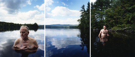 Rock Bottom, 2008, Chromogenic Prints (3 Panels), Signed on verso. Available in 24 x 60 inches, Edition of 12 and 40 x 90 inches, Edition of 7.