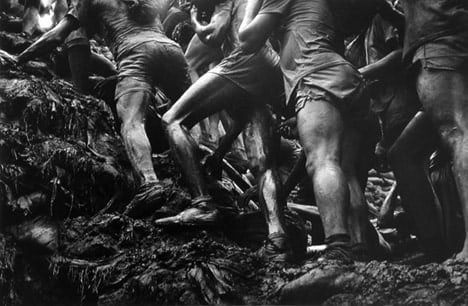 Legs, Serra Pelada, Brasil, from the series Workers, 1986. 16 x 20, 20 x 24, 24 x 35, 36 x 50 or 50 x 68 inch gelatin silver print
