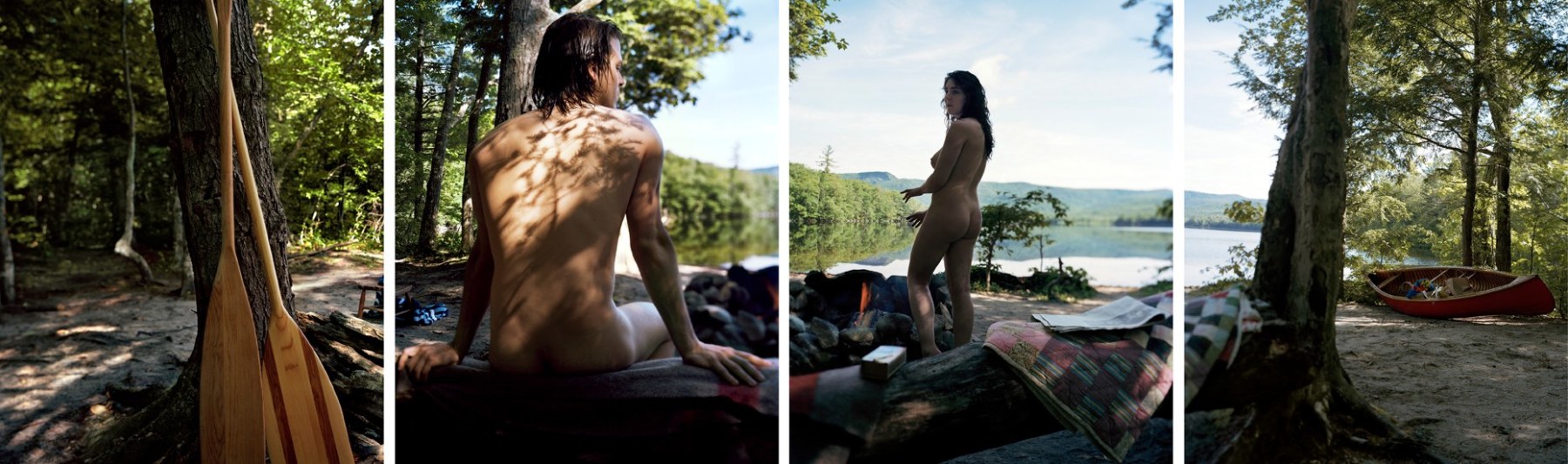 Between Bodies, 2009. Four-panel archival pigment print, available as&nbsp;24 x 80 or 40 x 120 inches.&nbsp;