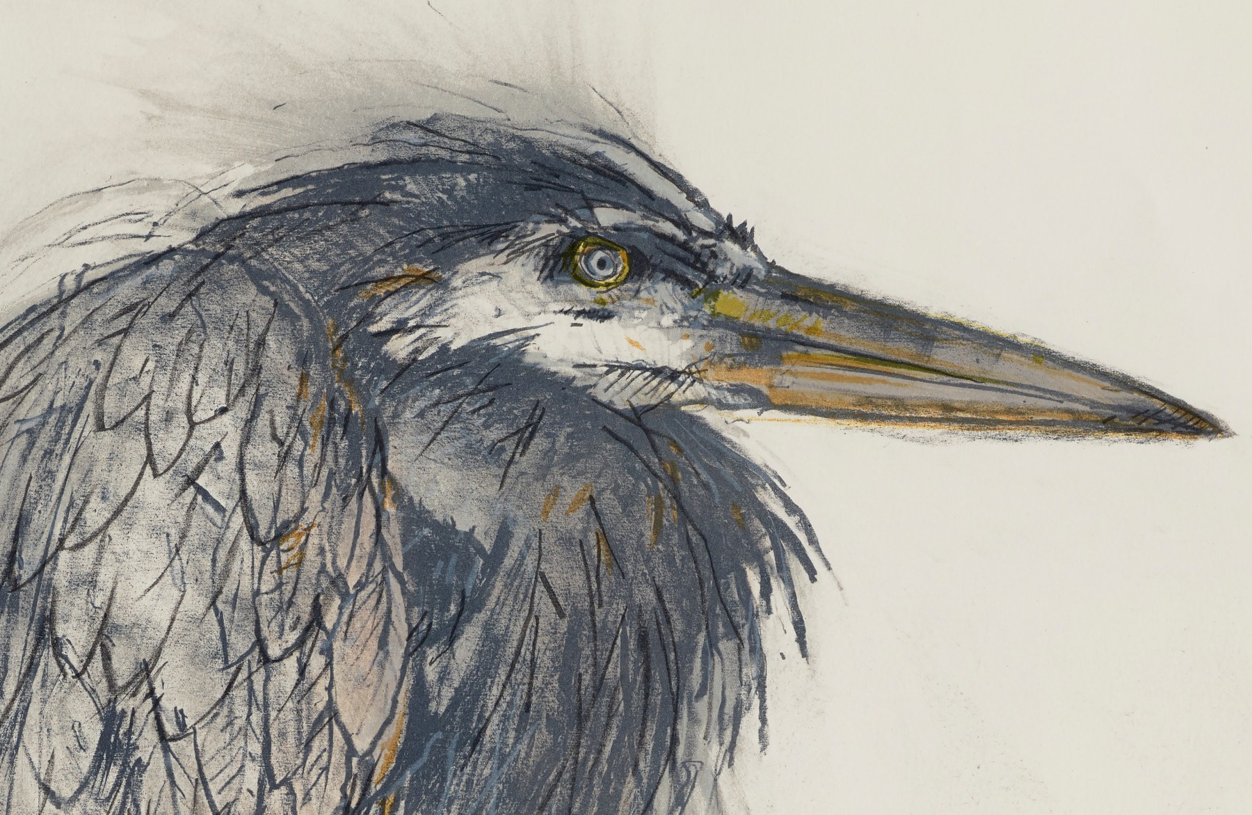 Detail of Angry Heron, 2000