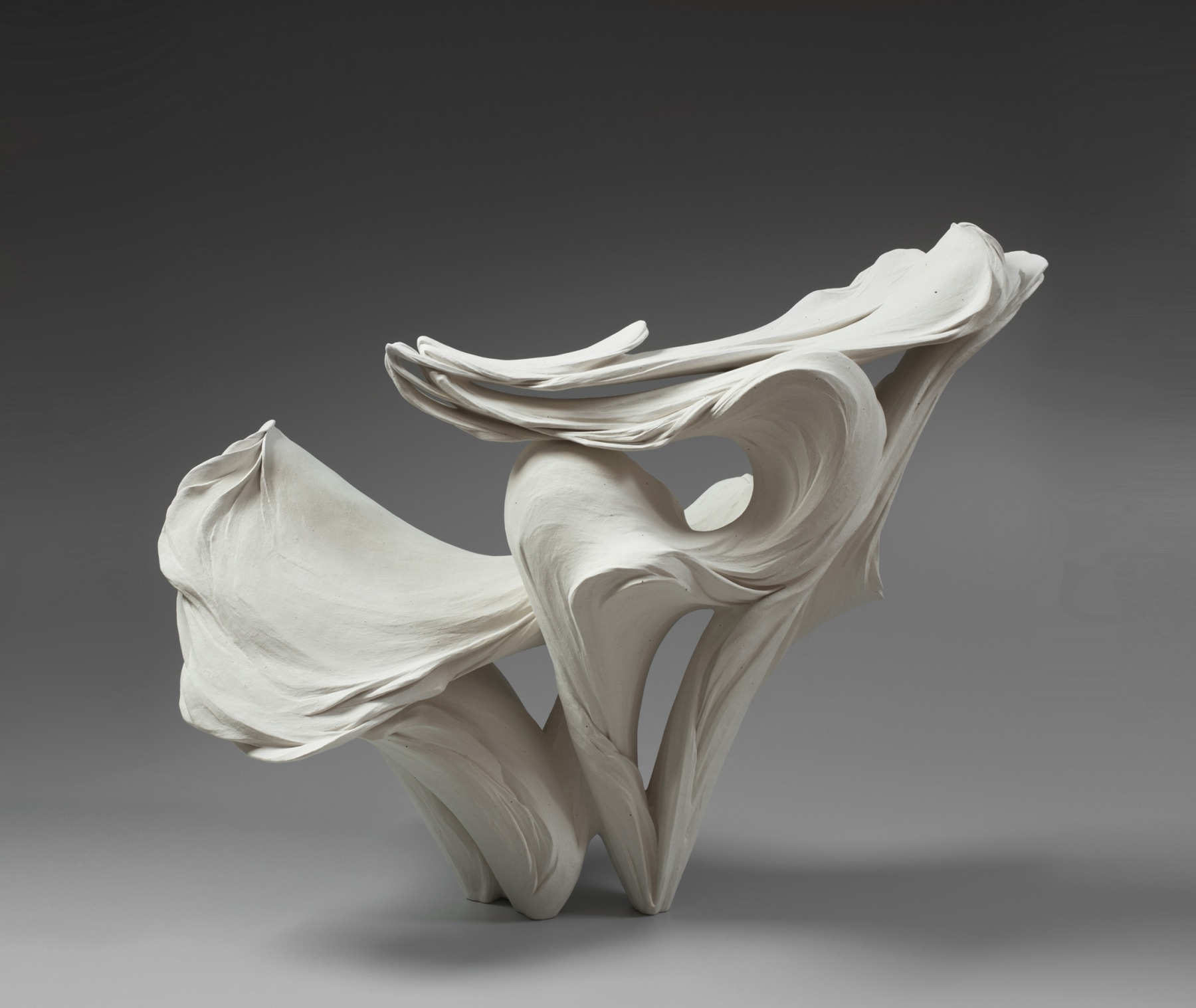 Fujikasa Satoko - Swirling Energy: The Sculptural Metaphors of Fujikasa Satoko - Exhibitions - Joan B Mirviss LTD | Japanese Fine Art | Japanese Ceramics