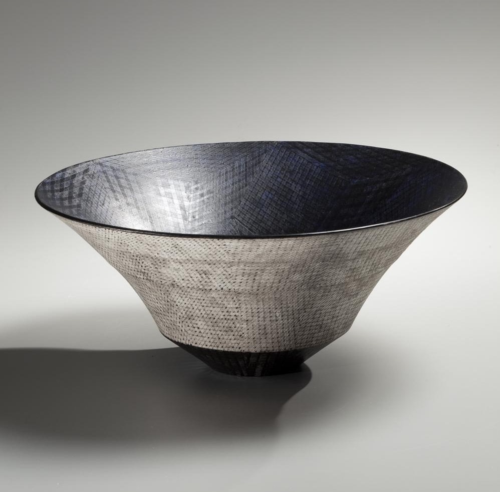 Tapered tiered bowl, 2015, Japanese contemporary, modern, ceramics, sculpture