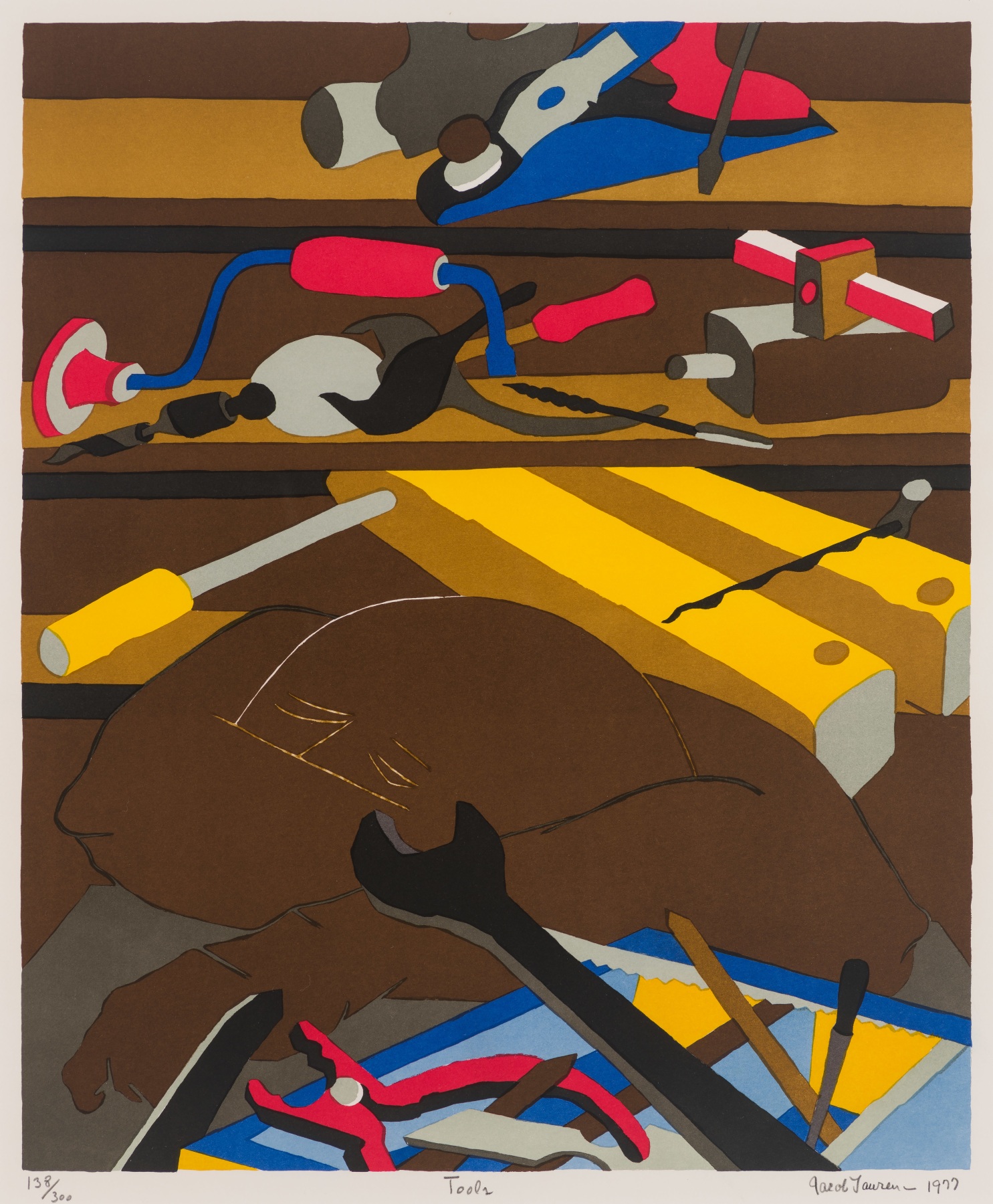 Tools, 1977 Lithograph on Rives BFK paper