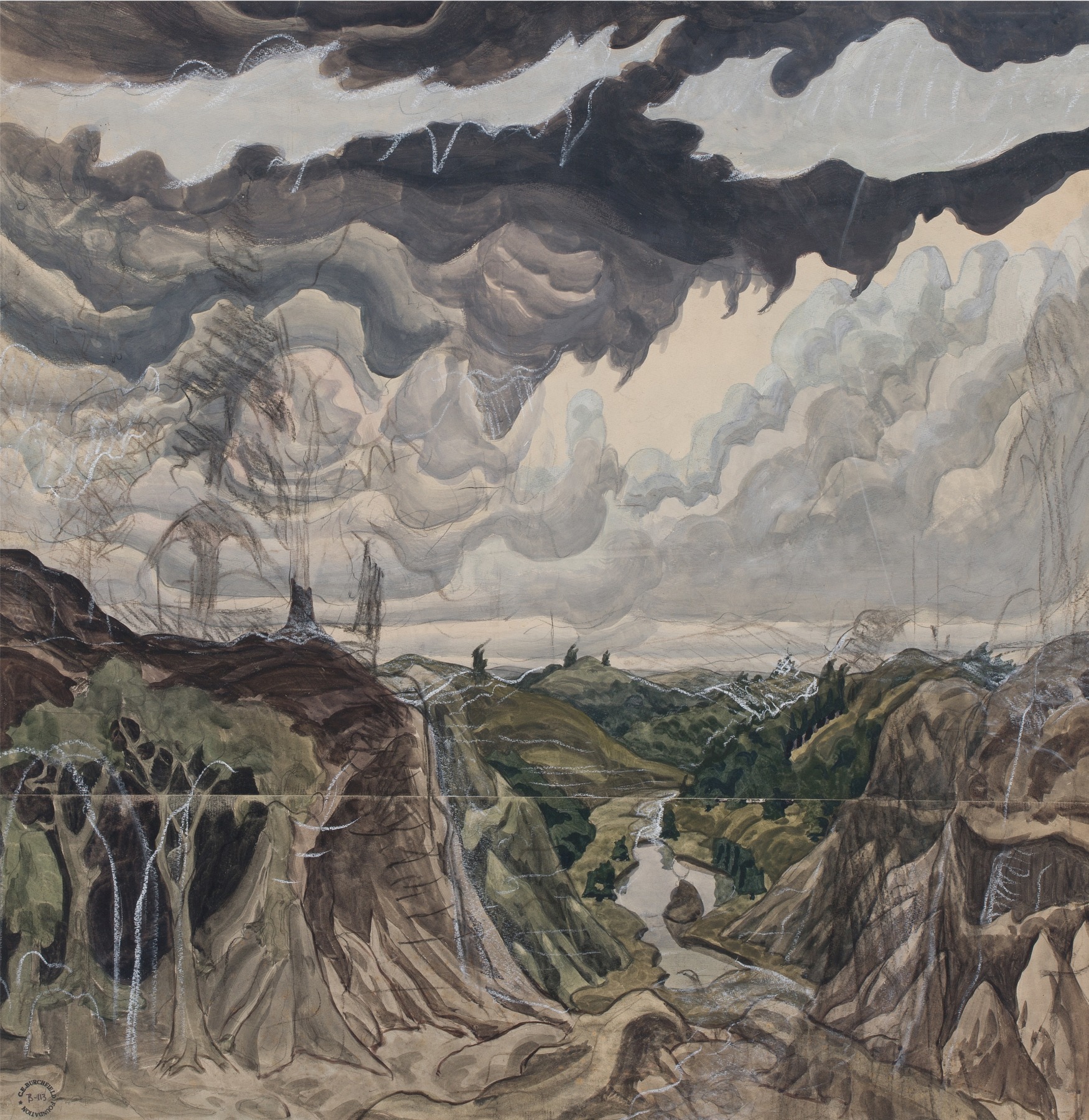Charles Burchfield Jaws of the World, 1920