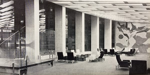 Maison de la Radio (O.R.T.F.), Foyer des Artistes, 1962