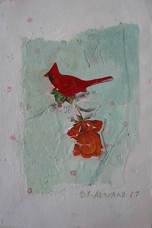Joe Brainard Untitled (Cardinal Rose)