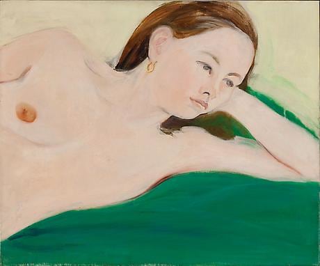 Nude on a Green Blanket