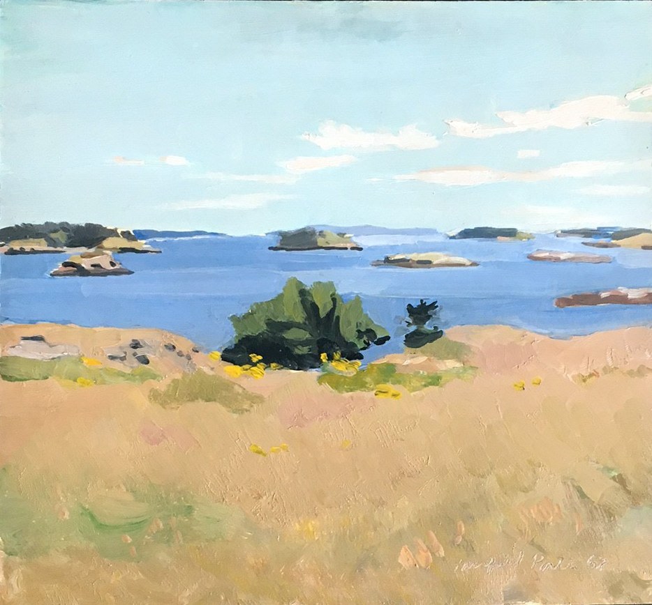 Fairfield Porter, View From Bear Island, 1968