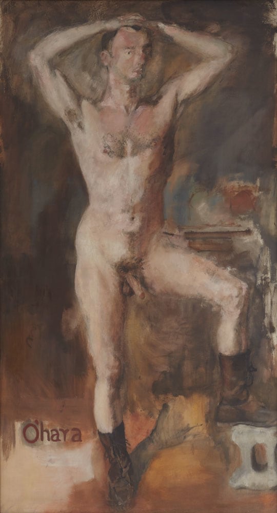 O'Hara Nude with Boots, 1954