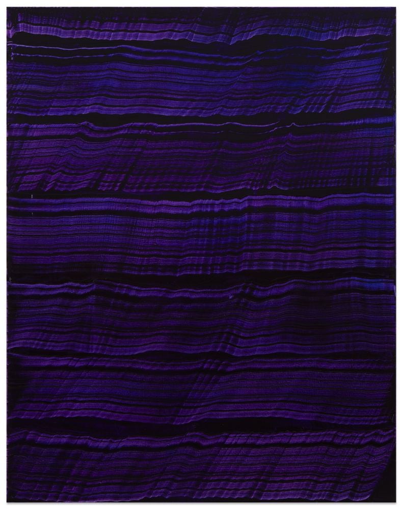 Violet Blue 3, 2016, oil on linen,&nbsp;70 x 55 inches/177.8 x 139.7 cm