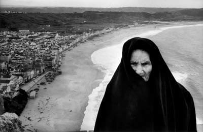 Nazare, Portugal, Crab Claw Lady, 1964, Silver gelatin print, 16 x 23&quot;